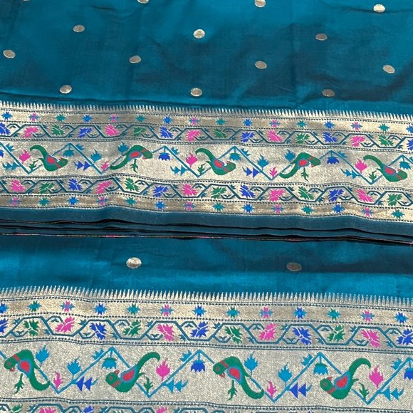 Paithani silk saree | Wedding saree | Party saree | - Picture 6 of 12